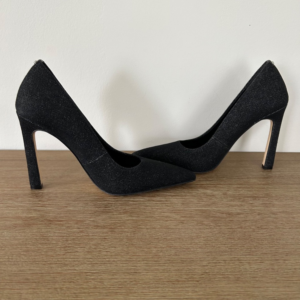Michael Kors Amara Pump | Size 6M | Black Denim | Market Sample | New - Picture 8 of 13